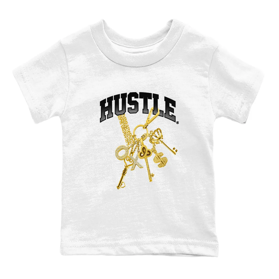 1 Hustle Sneaker Air Metallic Gold Black Kids Jordan SNRT Unique selection Anti-slip Tees - Gold