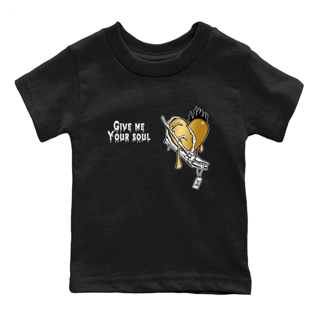 1 Kids Stable Me Soul Metallic Black Your Tees Jordan Give - Sneaker SNRT Fast worldwide shipping Air Gold