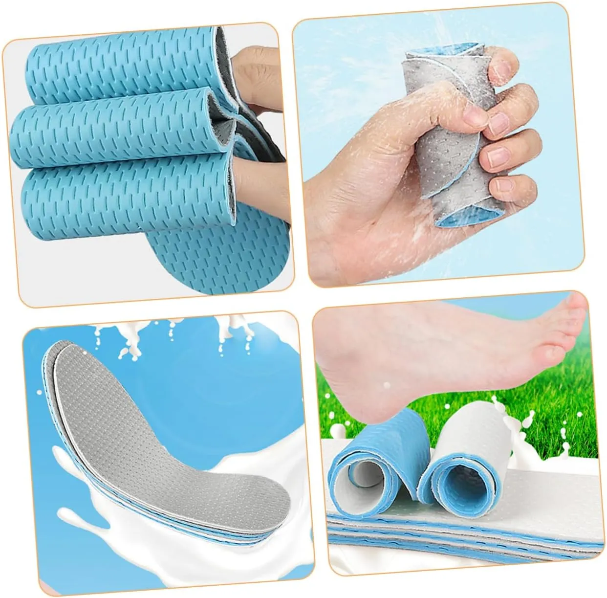 1 Pair Replaceable Shoe Insoles Breathable Comfort Liners for Hiking Running and Daily Use Soft Sweat Absorbing Design for Men and Women Fit for Sneakers and Boots