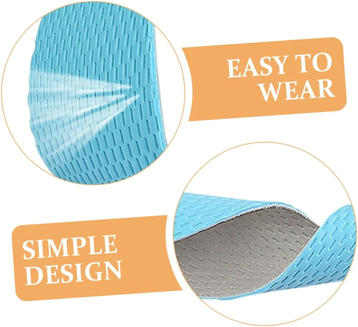 1 Pair Replaceable Shoe Insoles Breathable Comfort Liners for Hiking Running and Daily Use Soft Sweat Absorbing Design for Men and Women Fit for Sneakers and Boots