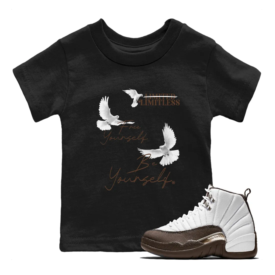 12 Price slash Brown Yourself SNRT Be Yourself Baroque Sneaker Kids Tees Air Customer endorsements - Jordan Free