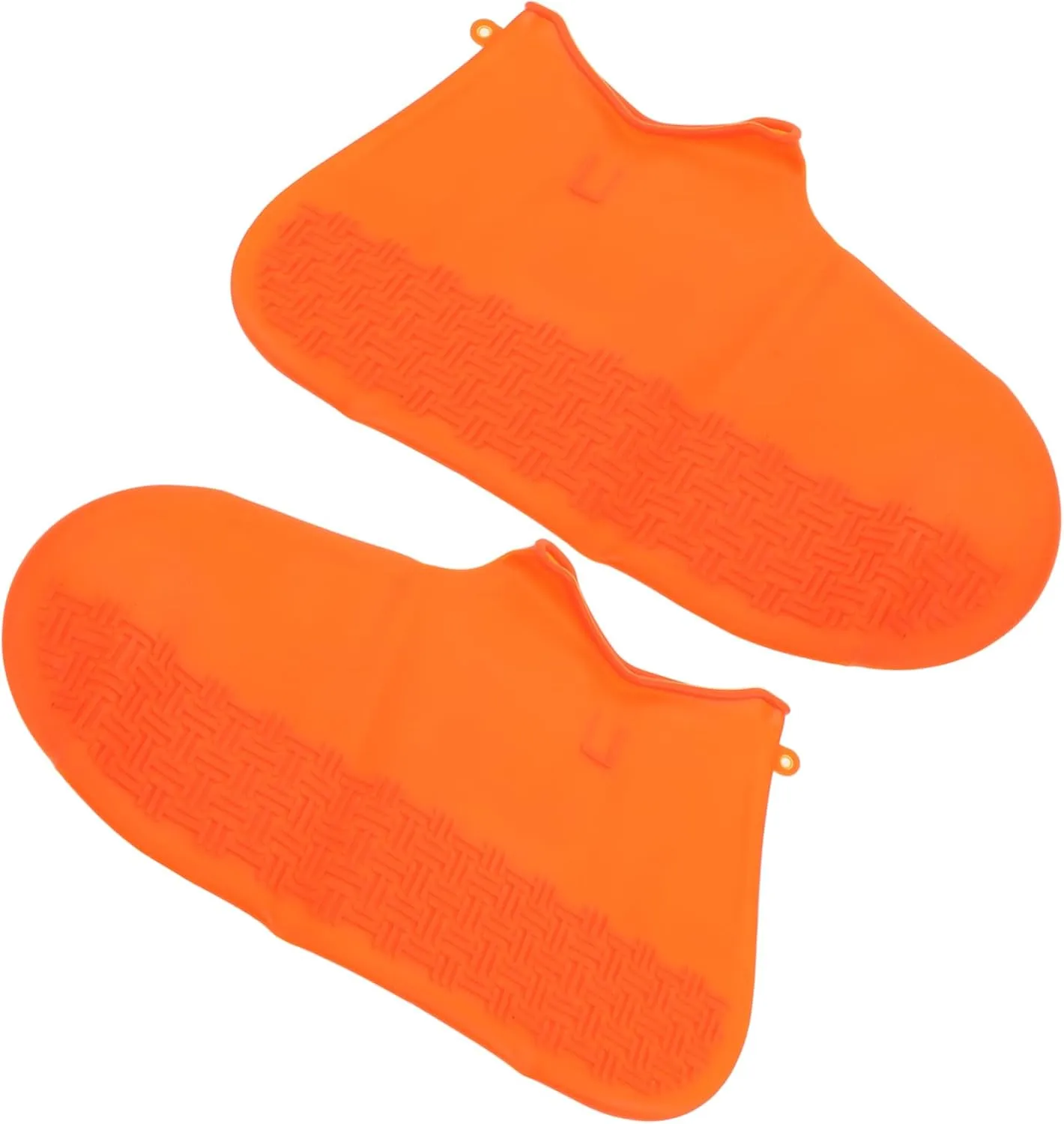1Pair Rainproof Shoe Covers Wearproof Silicone Shoe Protectors for Outdoor Activities and Flexible Overshoes for Mud and Rain Protection