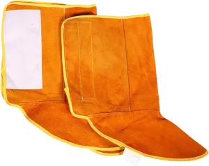 1Pair Welding Shoe Covers Flexible Foot Protective Covers Non Slip Wear Resistant Design for Welders Protection During