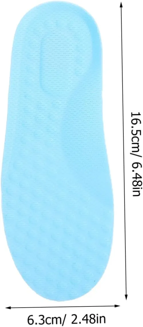 1set Sports Insoles for Sneakers Breathable Flexible Shoe Inserts Shock Absorbing Cushion Pads for Enhanced Performance and Comfort Basketball 2pairs