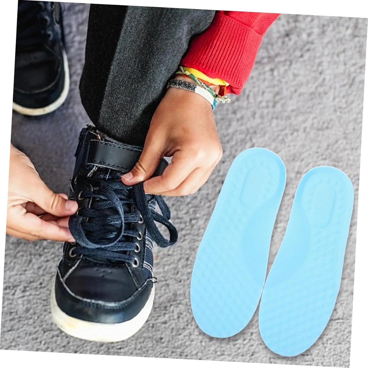 1set Sports Insoles for Sneakers Breathable Flexible Shoe Inserts Shock Absorbing Cushion Pads for Enhanced Performance and Comfort Basketball 2pairs