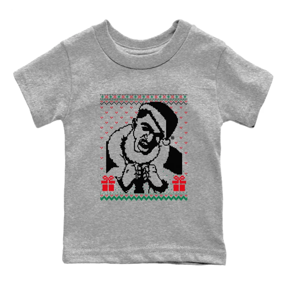 2 Kids Easy communication Wrapper Christmas Air Tees - Sneaker Jordan SNRT Gangster Energy-saving