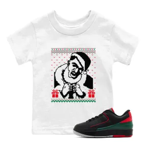 2 Kids Easy communication Wrapper Christmas Air Tees - Sneaker Jordan SNRT Gangster Energy-saving