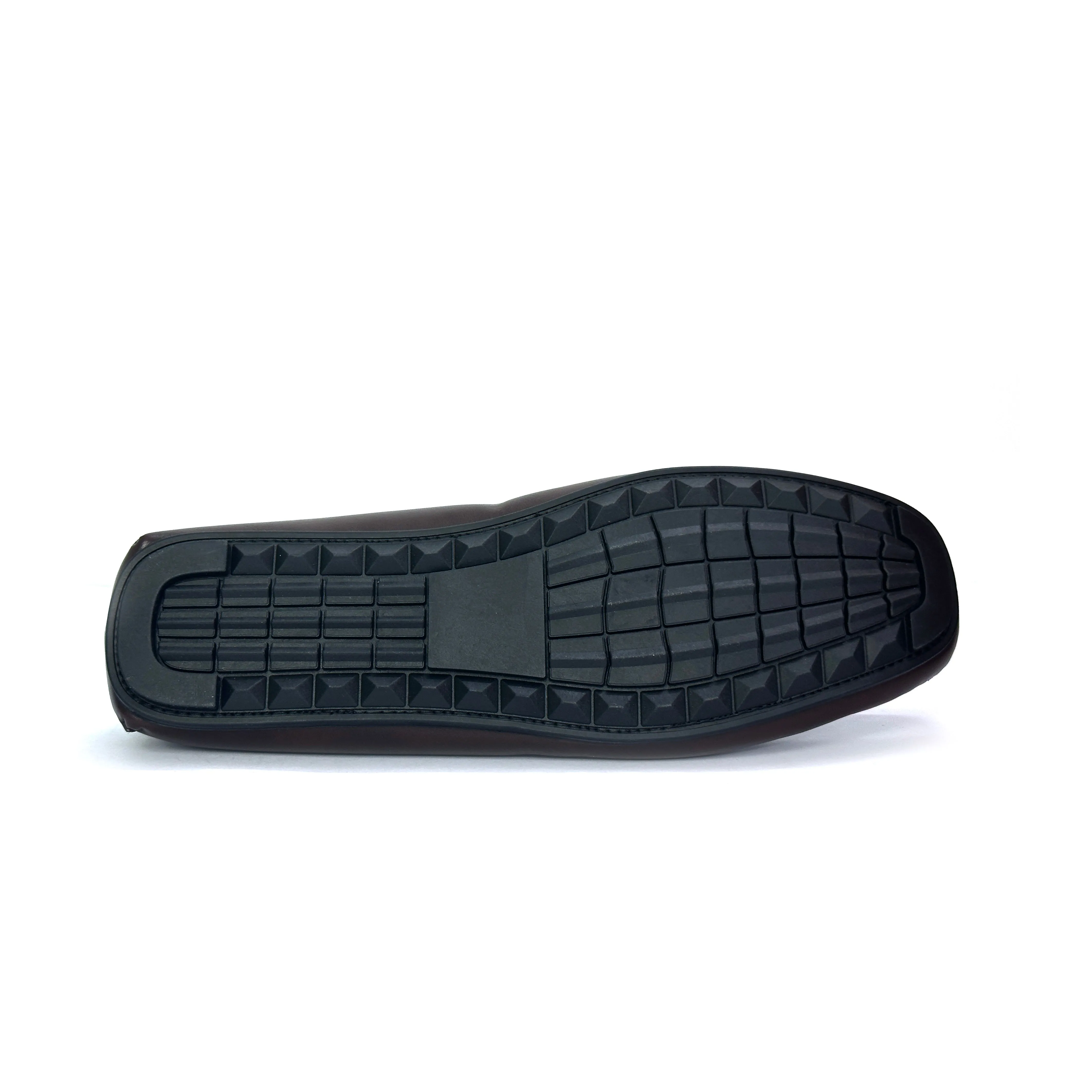 27011-Coffee Genuine Leather Comfortable Loafer Leather Shoes Men Footwear
