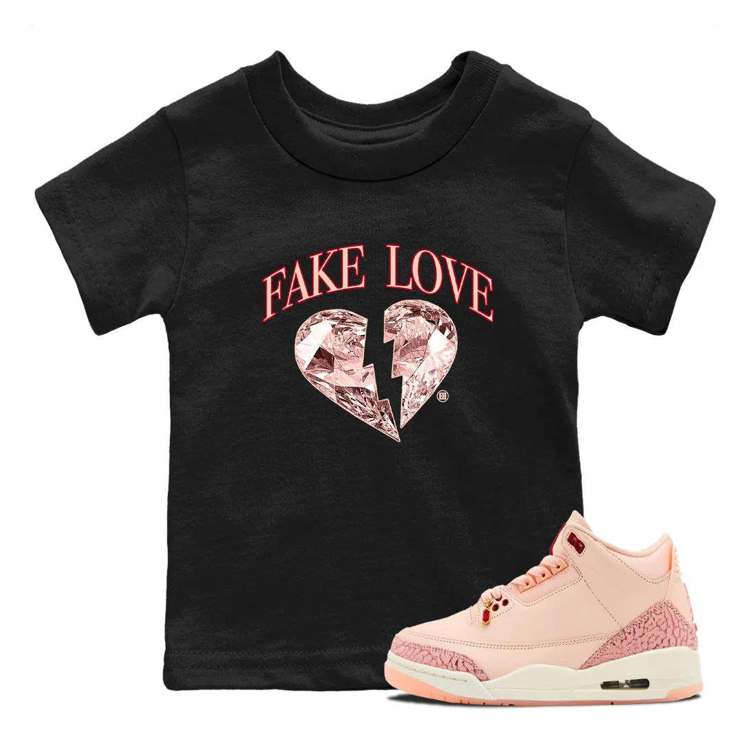 3 Kids Love Jordan Sneaker Tees Valentines Day Certified Fake SNRT Timely delivery - Air