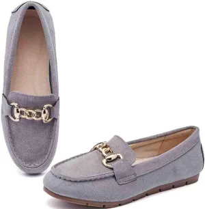 ABEJOJO Women's Loafer Shoes, Comfortable Slip on Casual Flat Penny Shoes for Walking, Driving, Dressy