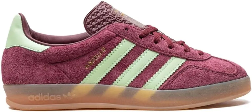 adidas Gazelle Indoor OG Mens Sneaker (Shadow Red Semi Green, 11)