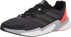 adidas Men's X9000L3 Trail Running Shoe, Carbon/Black/Solar Red, 8