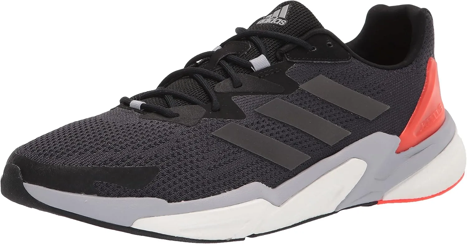 adidas Men's X9000L3 Trail Running Shoe, Carbon/Black/Solar Red, 8