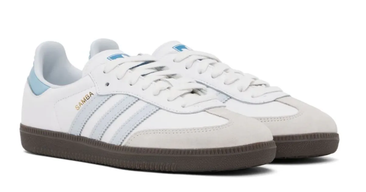 Adidas Samba OG White Halo Blue