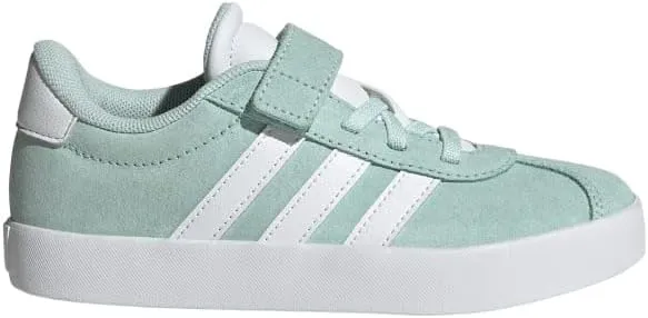 adidas Unisex-Child Vl Court 3.0 Elastic Lace Sneaker, EU