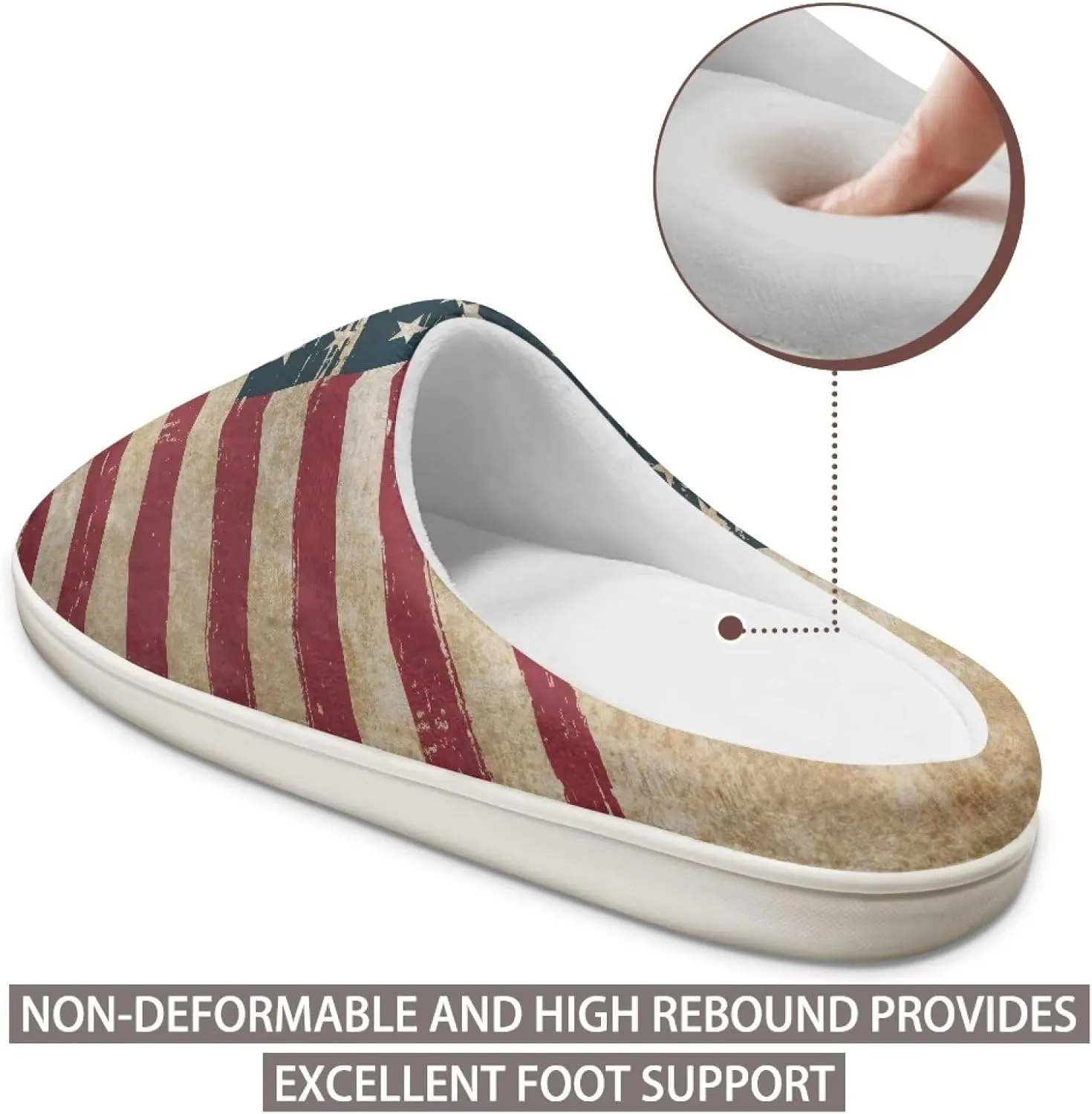 Adult White Sole Ultra Soft Fluffy Slippers Fuzzy Slippers Lightweight Cushion Home Shoes Non-slip Slides Slippers