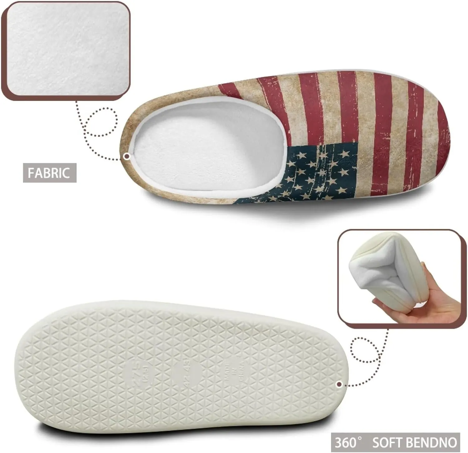 Adult White Sole Ultra Soft Fluffy Slippers Fuzzy Slippers Lightweight Cushion Home Shoes Non-slip Slides Slippers