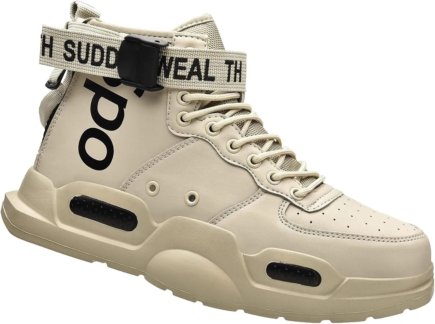 Ahico Mens Fashion Sneakers High Top Walking Shoes Sport Athletic Casual Shoe Vogue Stylish Men