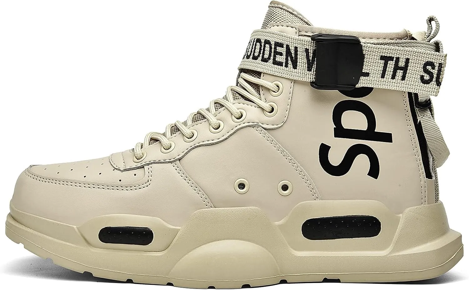 Ahico Mens Fashion Sneakers High Top Walking Shoes Sport Athletic Casual Shoe Vogue Stylish Men