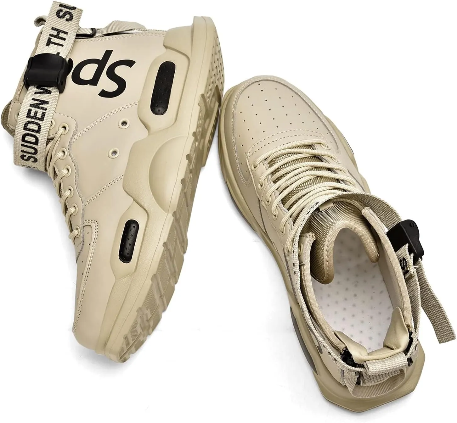Ahico Mens Fashion Sneakers High Top Walking Shoes Sport Athletic Casual Shoe Vogue Stylish Men
