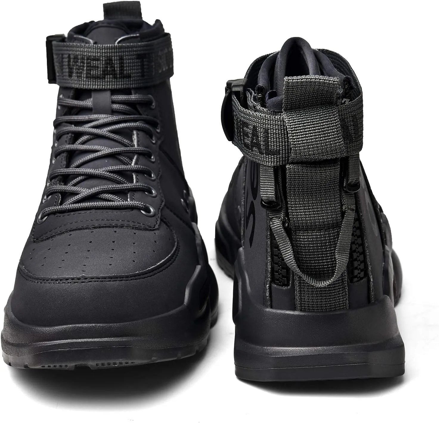 Ahico Mens Fashion Sneakers High Top Walking Shoes Sport Athletic Casual Shoe Vogue Stylish Men