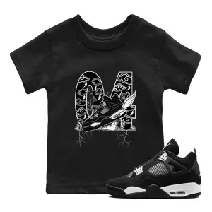 Air Sneaker White 4 To Clouds The Free worldwide shipping Kids Tees Fly Jordan SNRT Eco-friendly - Thunder
