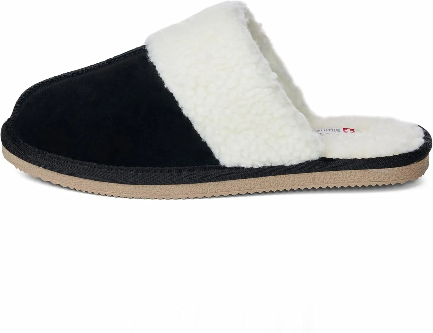 Alpine Swiss Lucy Womens Genuine Suede Memory Foam Scuff Slippers