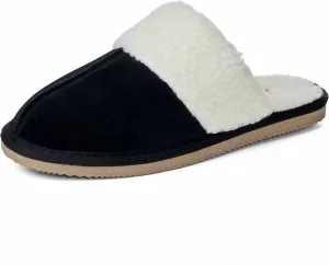 Alpine Swiss Lucy Womens Genuine Suede Memory Foam Scuff Slippers