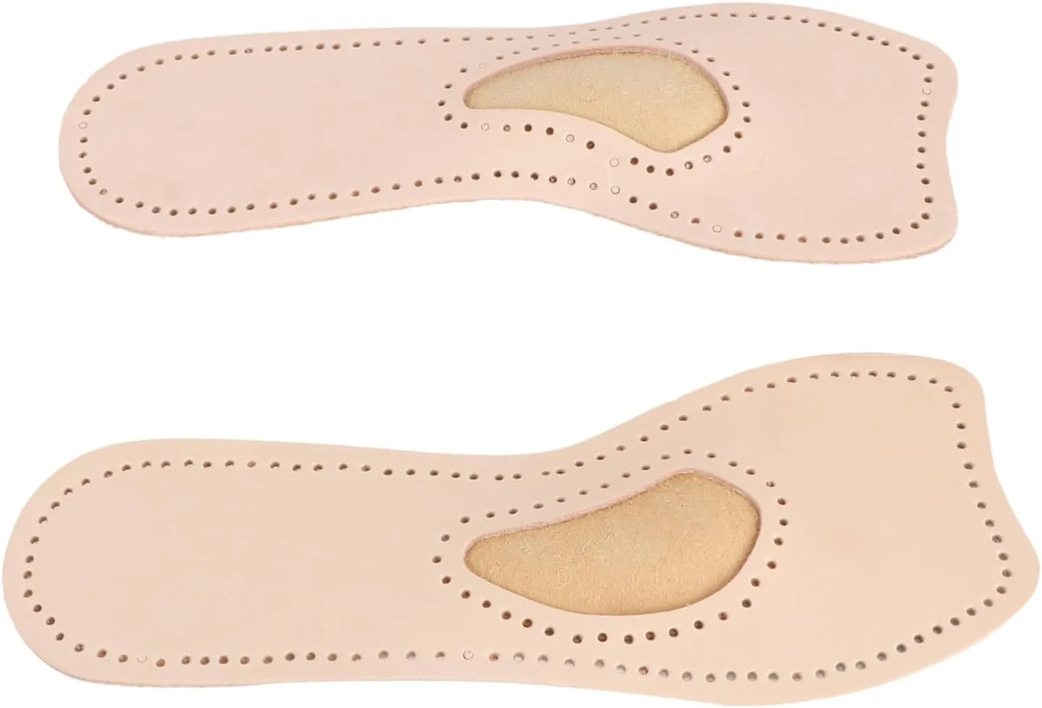 Anti-Slip High-Heel Insoles Women's Shoe Inserts 3/4 Length Comfort Support for Heels and Sandals Size s Cowhide Leather Breathable Massage Effect