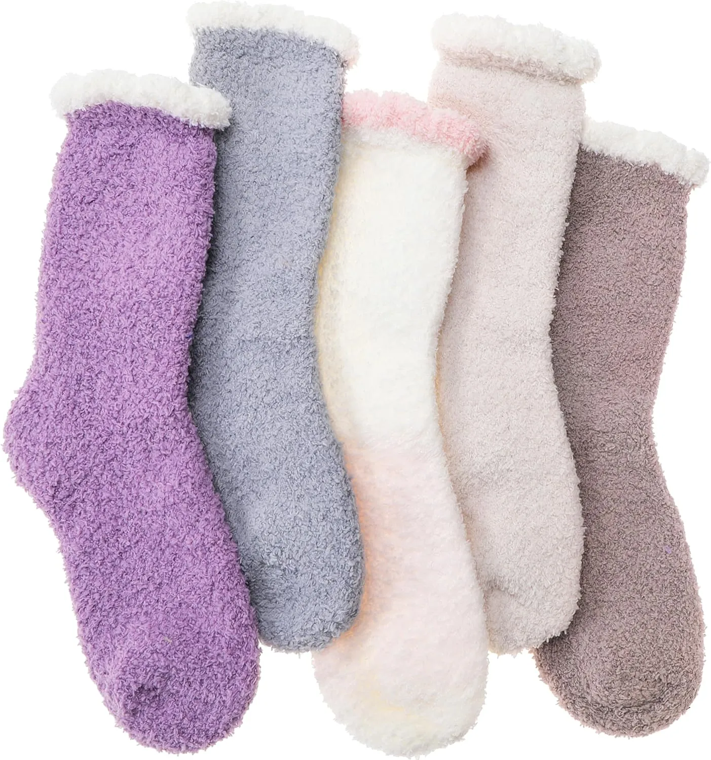 ANTSANG Women's Fuzzy Slipper Socks - Winter Fluffy Comfy Cozy Cabin Warm Home Socks