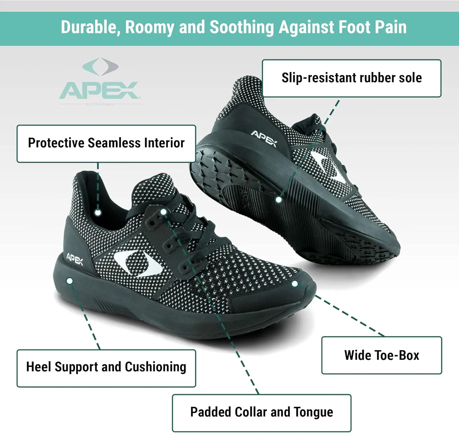 Apex Women's Performance Athletic Sneaker - Mint