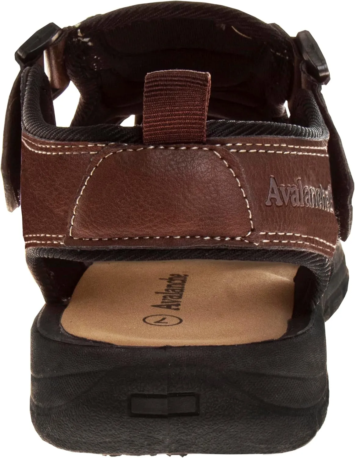 Avalanche Men's Closed Toe Strap Adjustable Summer Beach Waterproof Fisherman Sandal Watershoe
