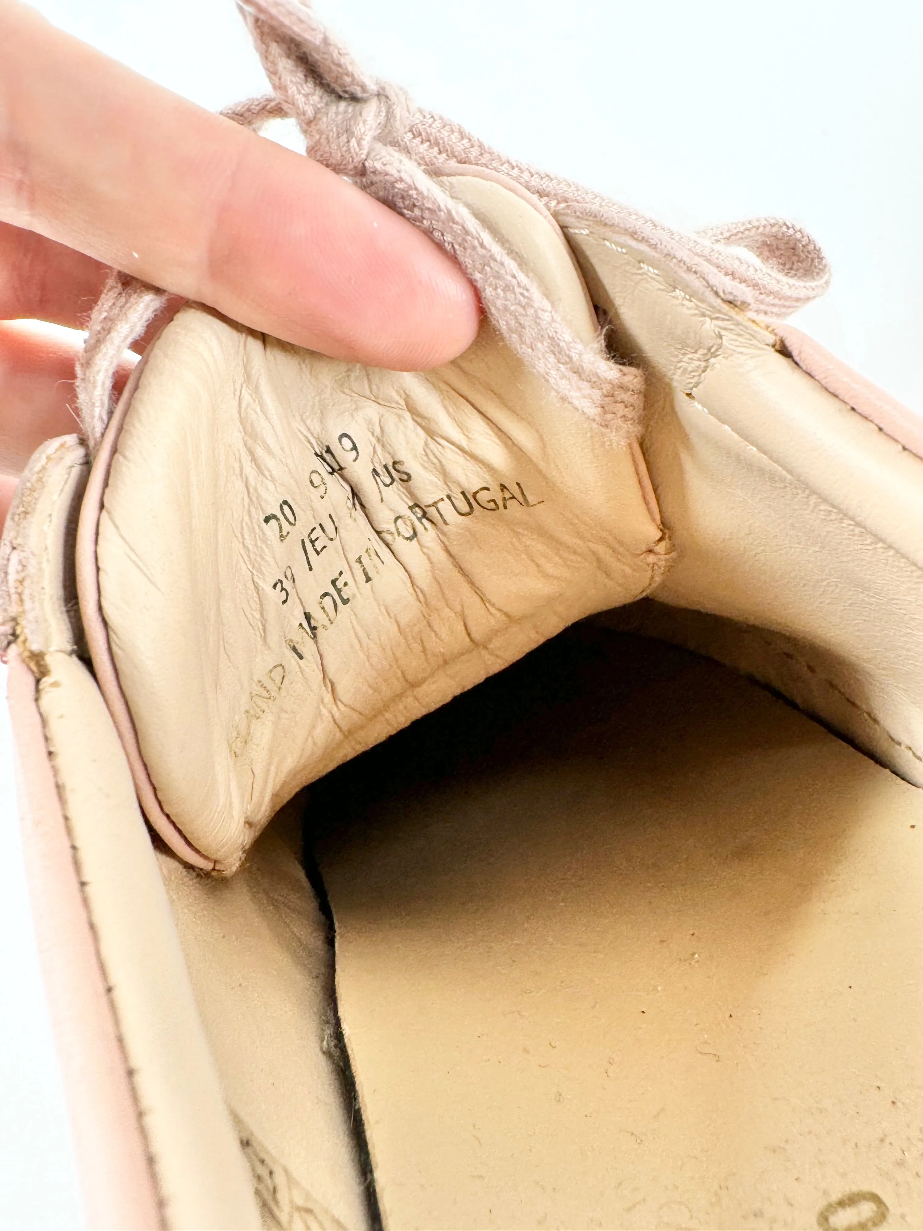 Axel Arigato Shell Pink Leather Sneakers - EU39