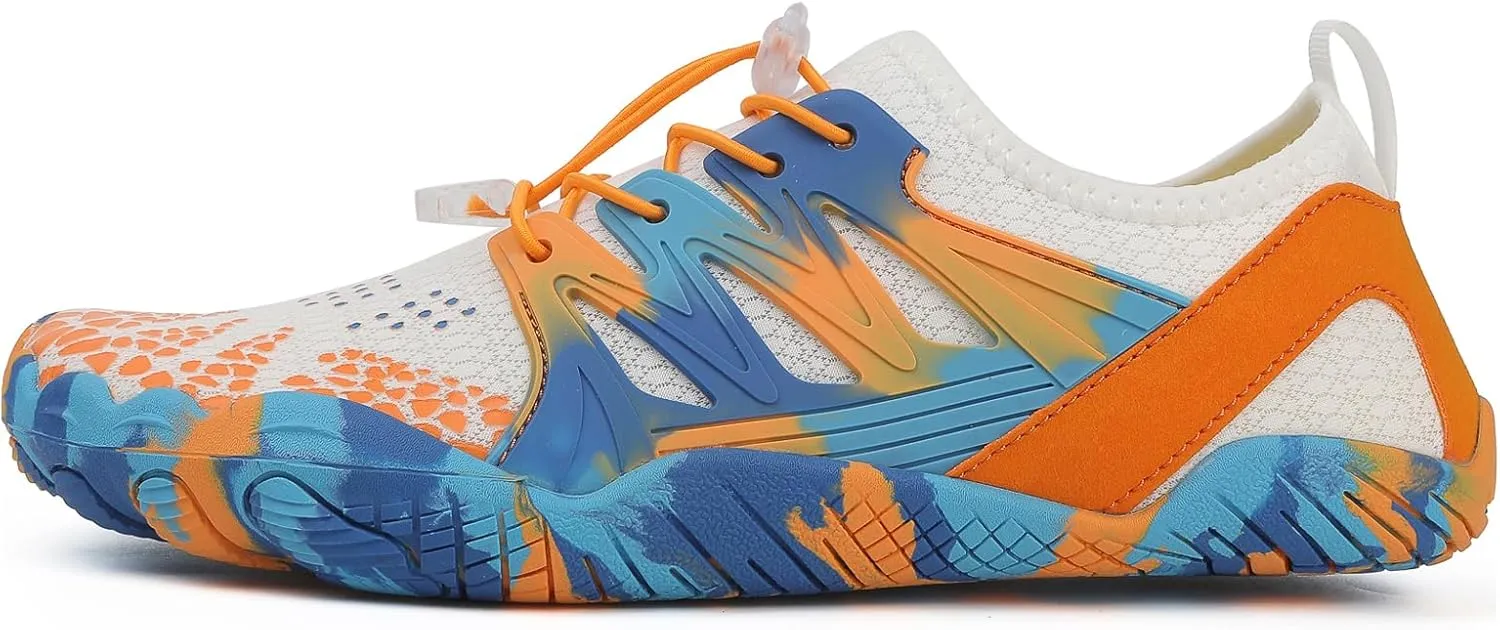 Barefoot for Women Men Breathable & Non-Slip Athletic Wide Toe Water Shoes Aqua Shoes for Beach Swimming Hiking Boating Sailing
