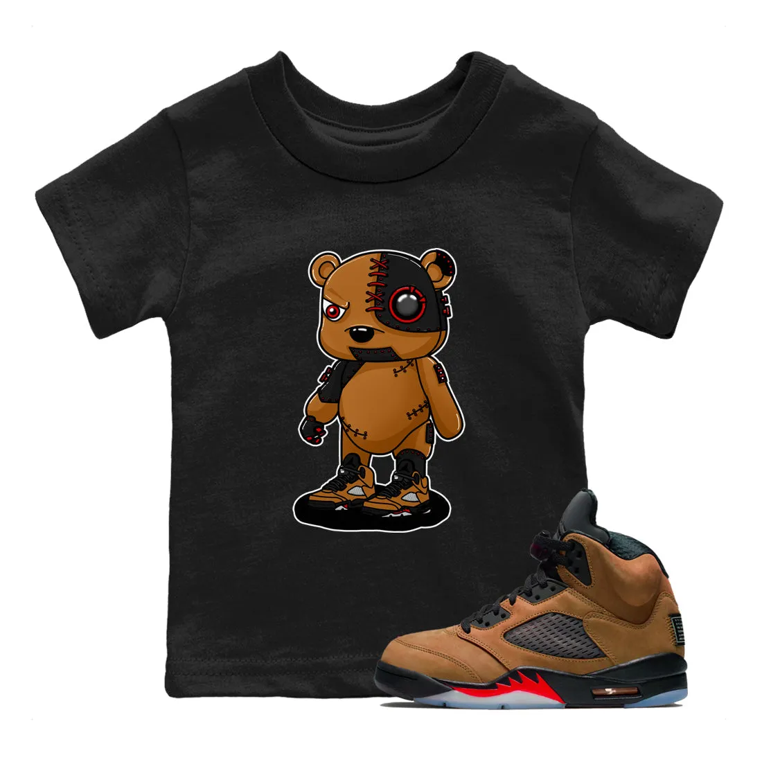 Bear Sneaker Only a few left Air Sustainable Jordan Tees - 5 Cyborg SNRT Kids Brown Archaeo