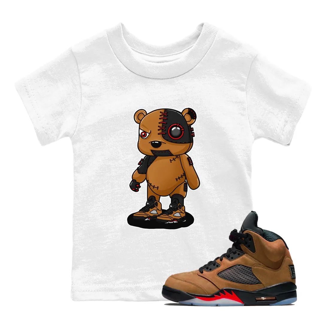 Bear Sneaker Only a few left Air Sustainable Jordan Tees - 5 Cyborg SNRT Kids Brown Archaeo