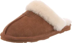 BEARPAW Women's Loki 2 Shearling Slipper,Loki-II Hickory 9