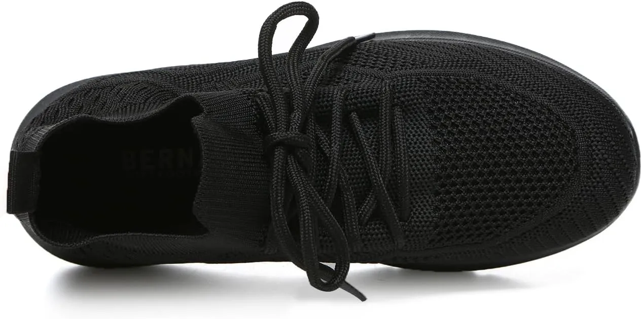 Bernal Sneakers for Women Casual Mesh Breathable Lace Up Walking Shoes Lightweight Non Slip Tennis Gym Workout Shopping Shoes