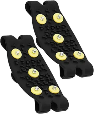 BESPORTBLE 1Pair Ice Cleats Non Slip Grippers Tooth TPE Skid Spikes for Winter Sports Lightweight and Portable Traction Cleats for Safe Walking Snow and Ice