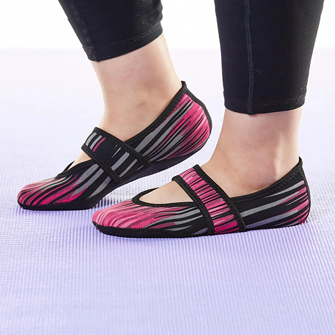 Betsy Lou Women's Slippers, Foldable, Flexible Flats, Slipper Socks, Travel Slippers, Exercise Shoe, Dance Shoe, Yoga Socks, House Shoes, Indoor Shoes