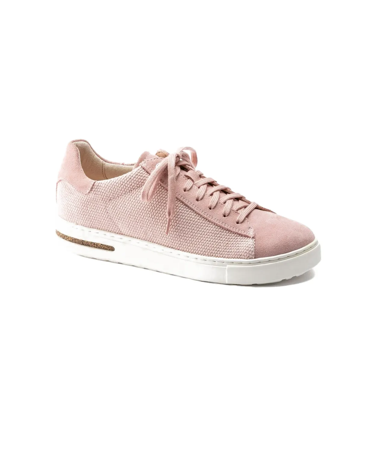Birkenstock Bend Suede Leather/Canvas Soft Pink Sneakers