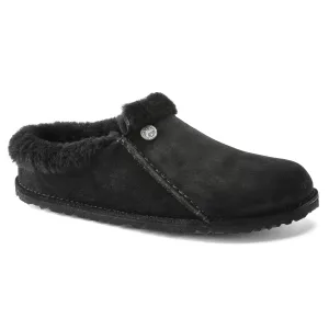 Birkenstock Zermatt Premium black suede/black shearling with EVA sole