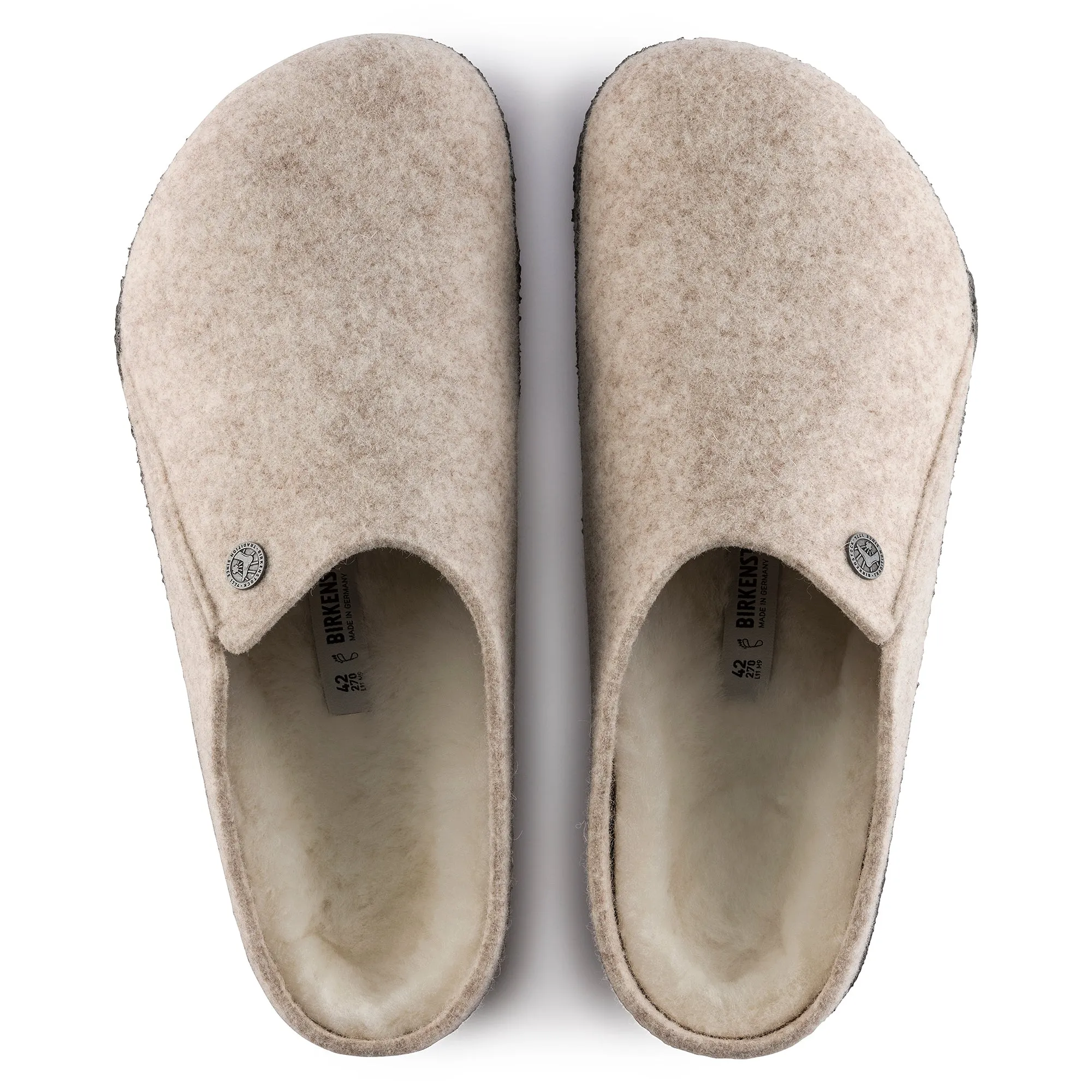 Birkenstock Zermatt Shearling eggnog wool/natural shearling