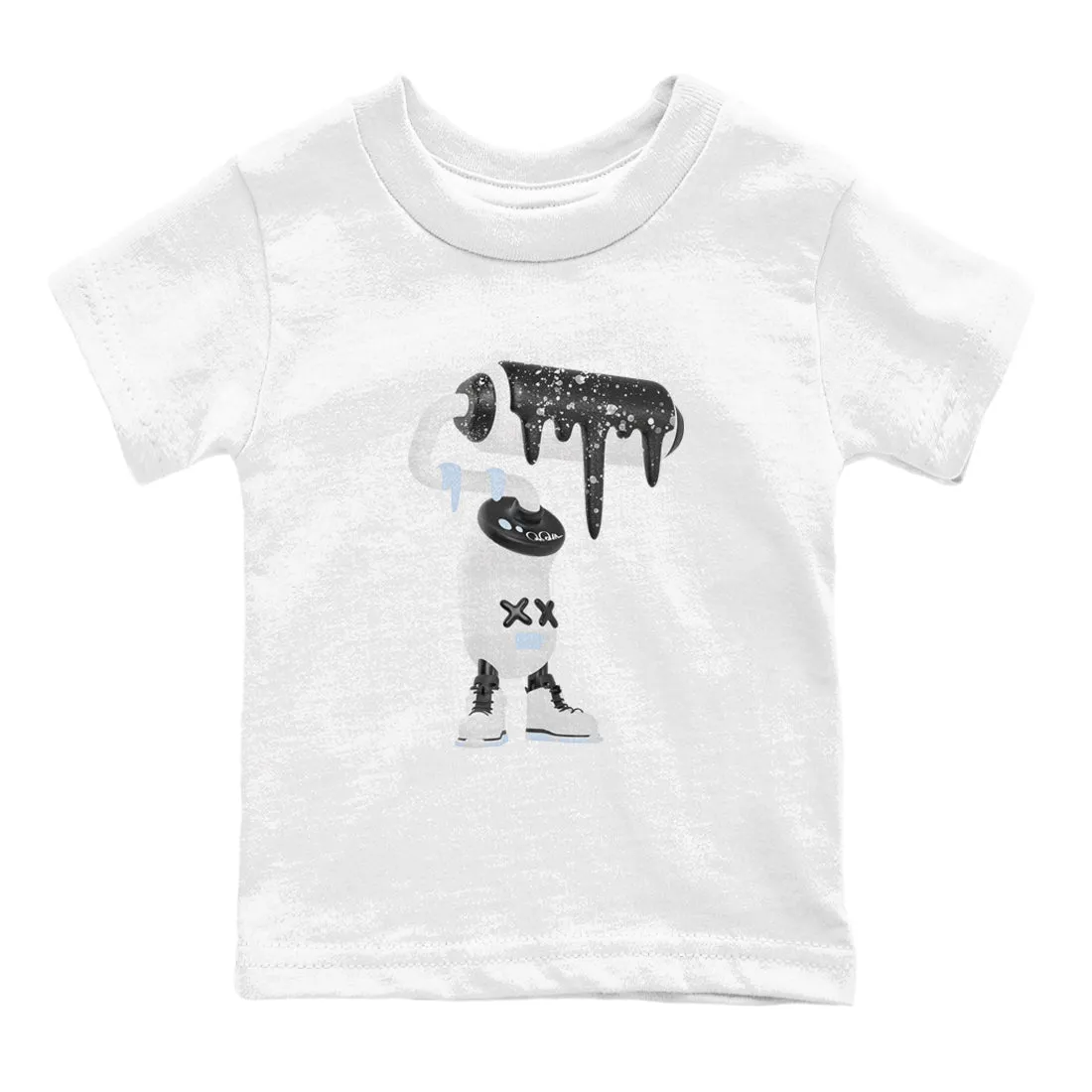 Black 3D Sneaker Secure 6 Air Paint White SNRT Kids Tees Multi-device compatible Roller Jordan -