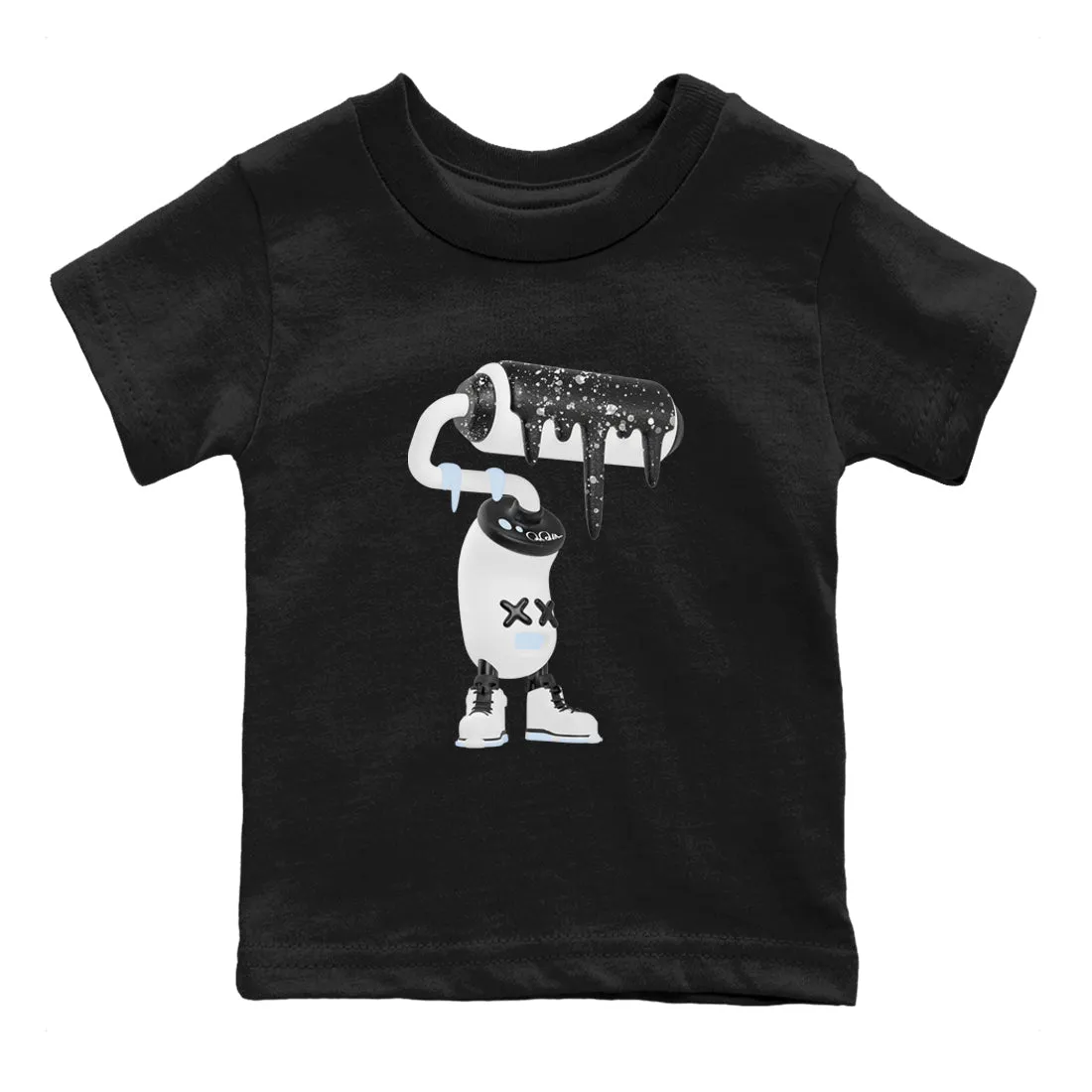 Black 3D Sneaker Secure 6 Air Paint White SNRT Kids Tees Multi-device compatible Roller Jordan -