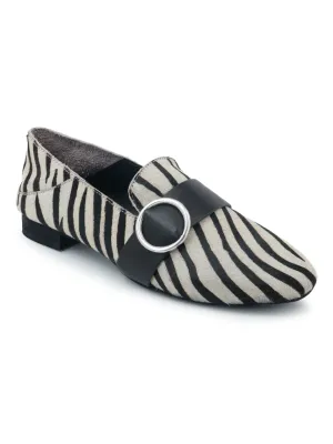 Black Printed Loafer