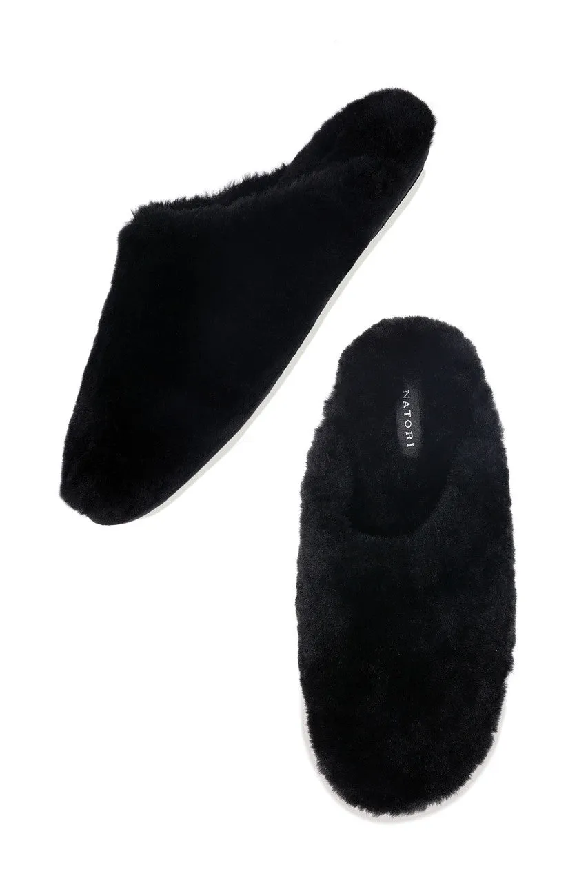 Bliss Genuine Shearling Slide