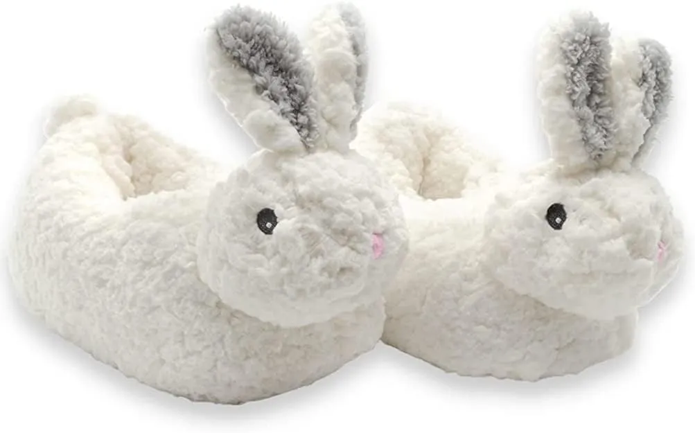 Bright Line Eating Kids Bunny Slippers, House Shoes for Big Kids