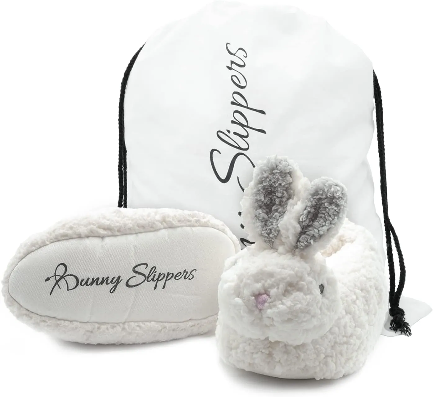 Bright Line Eating Kids Bunny Slippers, House Shoes for Big Kids