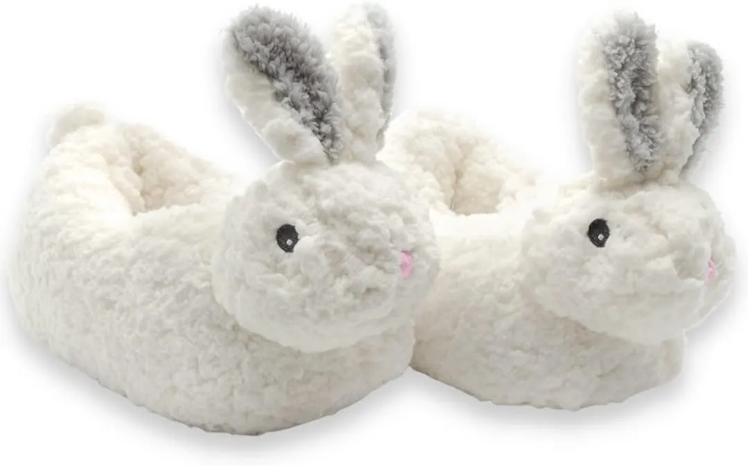 Bright Line Eating Toddlers Bunny Slippers, Kids House Shoes for Toddlers, Bunny House Shoes